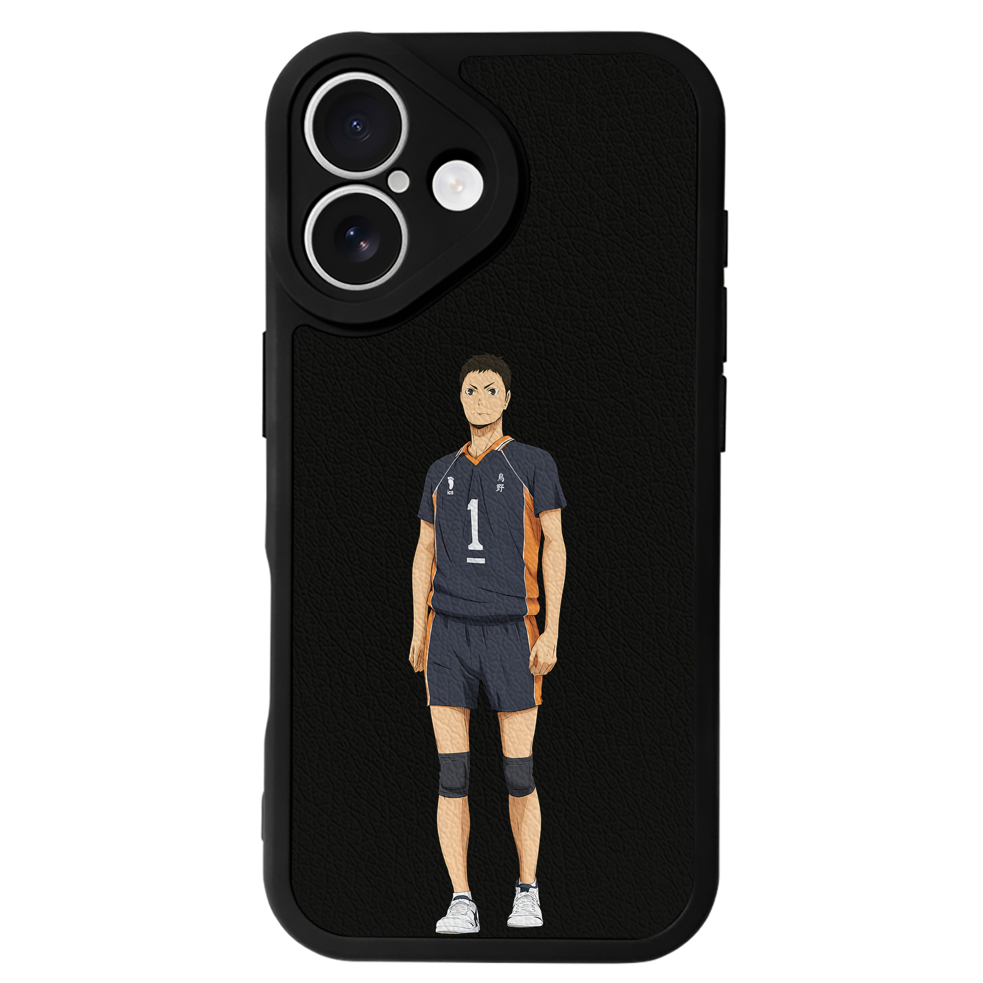 （画像用） ハイキュー!! Haikyu!! 【iPhone 16シリーズ対応】シリコンスマホケース（レザー調） 材質：シリコン
